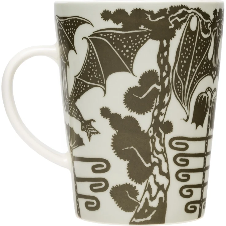 iittala Taika Yö sepia Becher mit Henkel 0,4L im GK