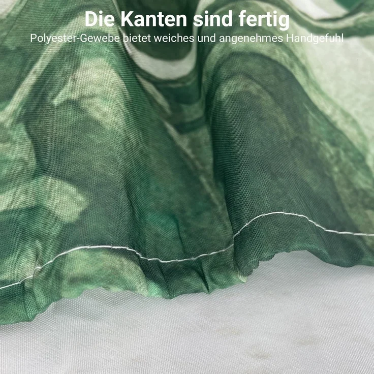 Duschvorhang 240x200cm Meeresschildkröte Antischimmel Textil Ösen Badewanne – Bild 6