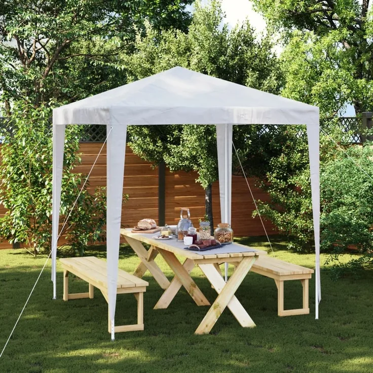Gartenzelt, Partyzelt 2 x 2 m Weiß
