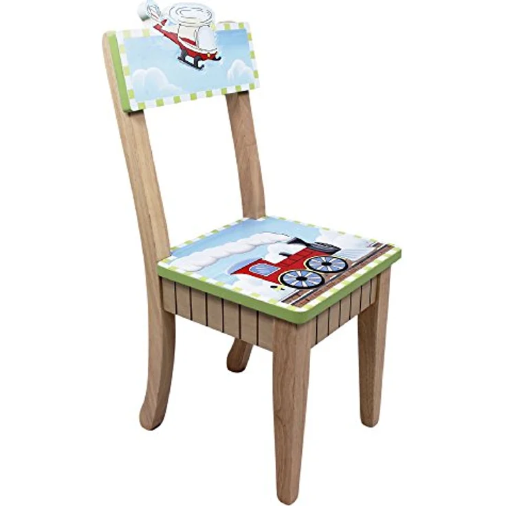 Fantasy Fields Children's Wooden Transportation Tisch & 2 Stühle-Set W-9946 – Bild 12