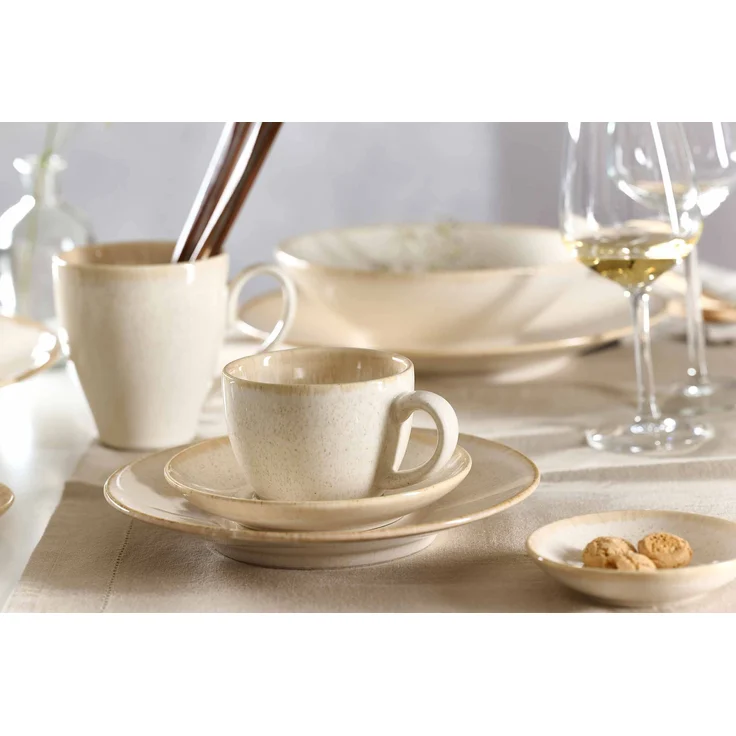 Ritzenhoff & Breker Sahara Espressotasse 100 ml 6er Set - Creme – Bild 3