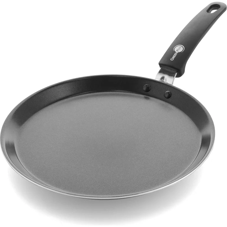 GreenPan Essentials Gesunde Keramische Antihaft-Pfannkuchenpfanne 28 cm, Crêpe-Pfanne, PFAS-frei, Induktion, Backofen- und Bratensicherheit bis 160°C, Spülmaschinenfest, Schwarz – Bild 1