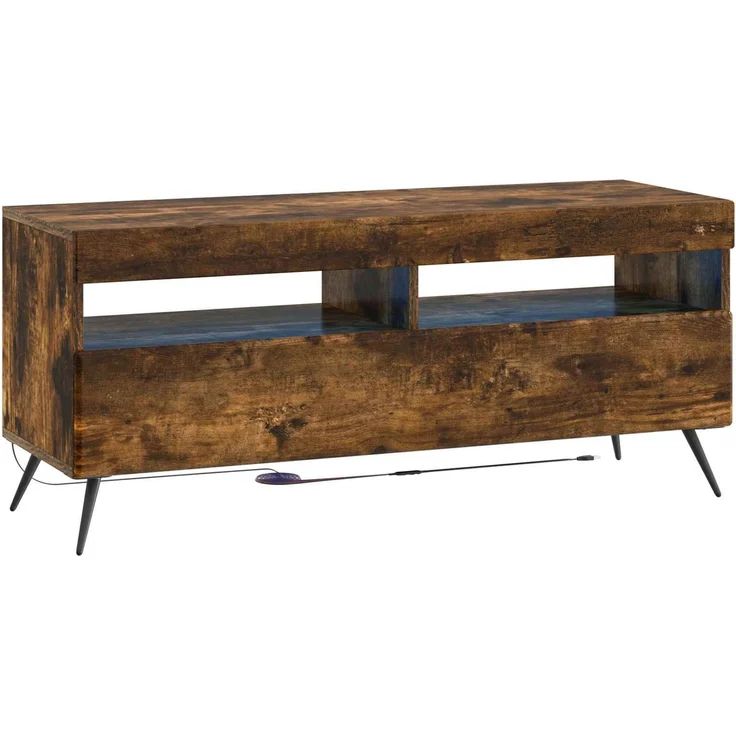 vidaXL LED-TV-Schrank BREDA 3 stk. Raucheiche Holzwerkstoff 3416926 – Bild 5