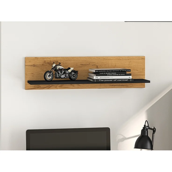 Wandboard, Eiche mit schwarz, CASPER-131 – Bild 3