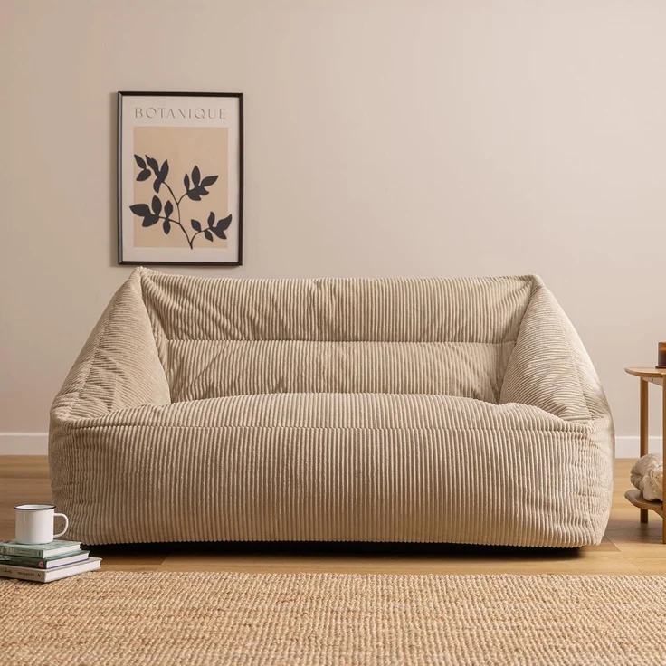icon Sitzsack cord Sofa Erwachsene „Cecilia", Made in Germany, für Erwachsene, XXL Sitzsack, mit Füllung – Bild 4