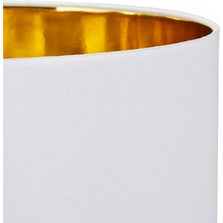 Dreibein Stehlampe in Weiß & Gold 10038881 – Bild 7