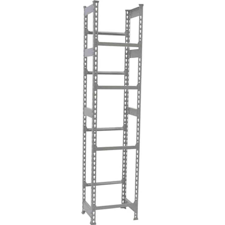 Simonrack Getränkekistenregal, 9 Kästen, Flaschenregal, Getränkekistenhalter, Kistenregal, Grau - Simonbottle – Bild 4