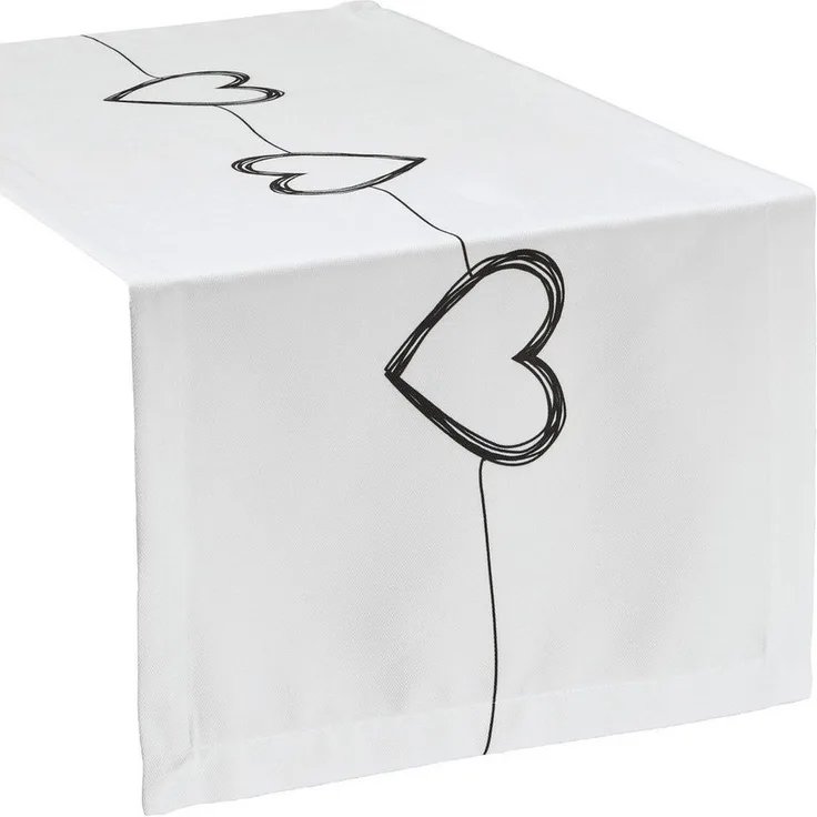 Erwin Müller Tischdecke Tischläufer "Herz", Motiv