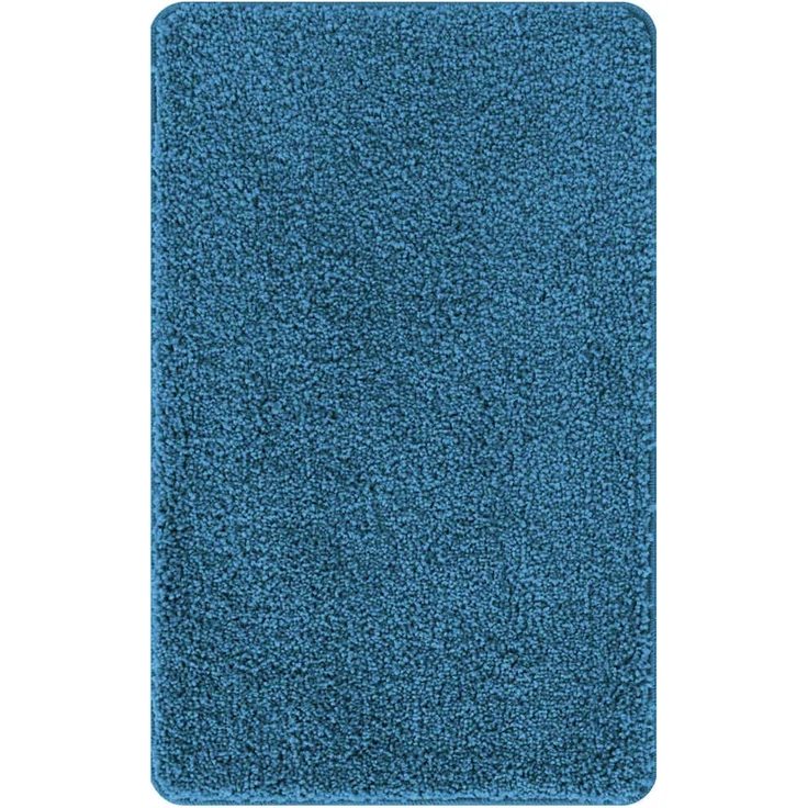 vidaXL Rutschfeste Badmatte Blau 60 x 90 cm PP 4019843 – Bild 2