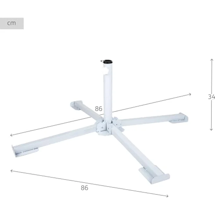 Aktive 53762 Sonnenschirmständer klappbar 25/32 mm – Bild 5