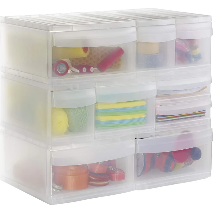 Rotho Schubladenbox Duo Systemix M 2 Schübe anthrazit – Bild 6