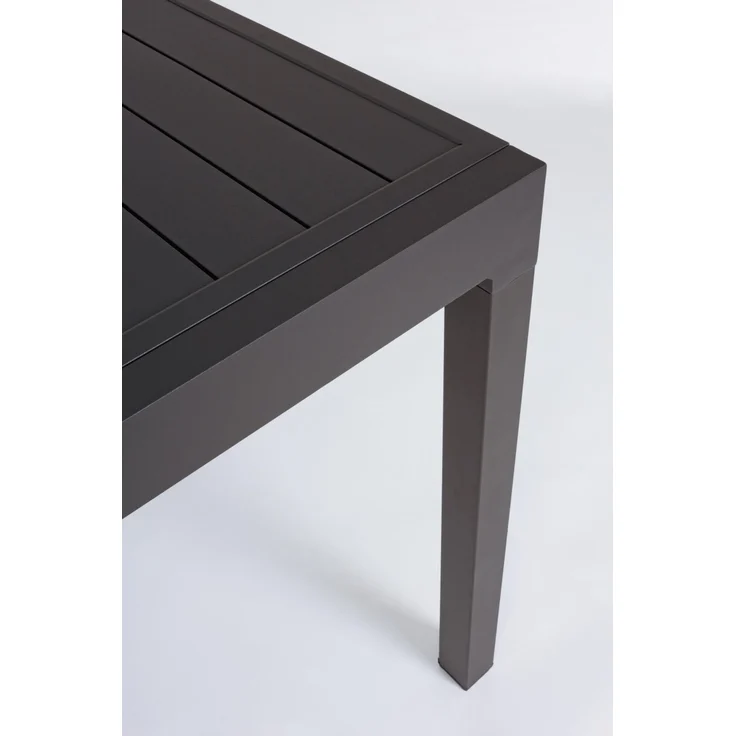 Gartenesstisch Pelagius Aluminium, ausziehbar, modern, anthrazit, wetterfest für 8-10 Personen – Bild 6
