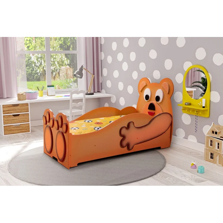 Kinderbett Bär inkl. Matratze 90x200 cm – Bild 5