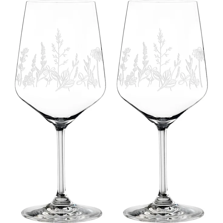 NACHTMANN 105722 TATTOO BOTANICAL WHITE Spritz/Wein Glas 2er Set