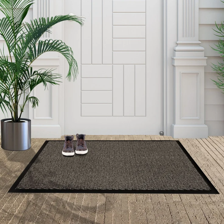 Furni24 Fußmatte - Beige-Schwarz, 80 x 120 cm – Bild 6