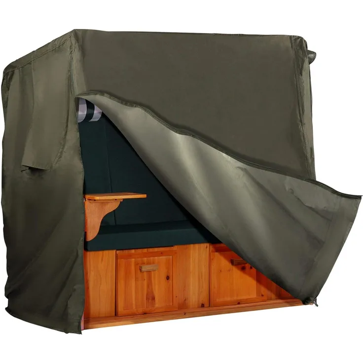 Premium Schutzhülle grün XL 155 x 150 x 85 cm - Strandkorb Hanse