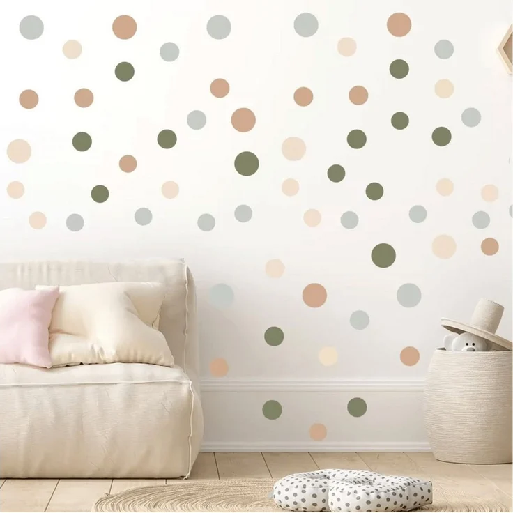Montegoni Wandsticker Farb punkt Wandaufkleber für Schlafzimmer (Wohnzimmer Fenster Wand dekoration,Home Dekoration, wandtattoo für Schlafzimmer), Wohnzimmer,babyzimmer – Bild 3