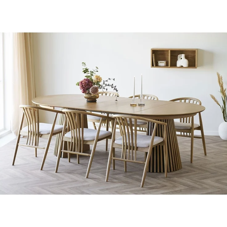 Esszimmerstuhl >Agustin< (1 stk) in Eiche natur, Massivholz - 57x78x54cm (BxHxT) – Bild 9