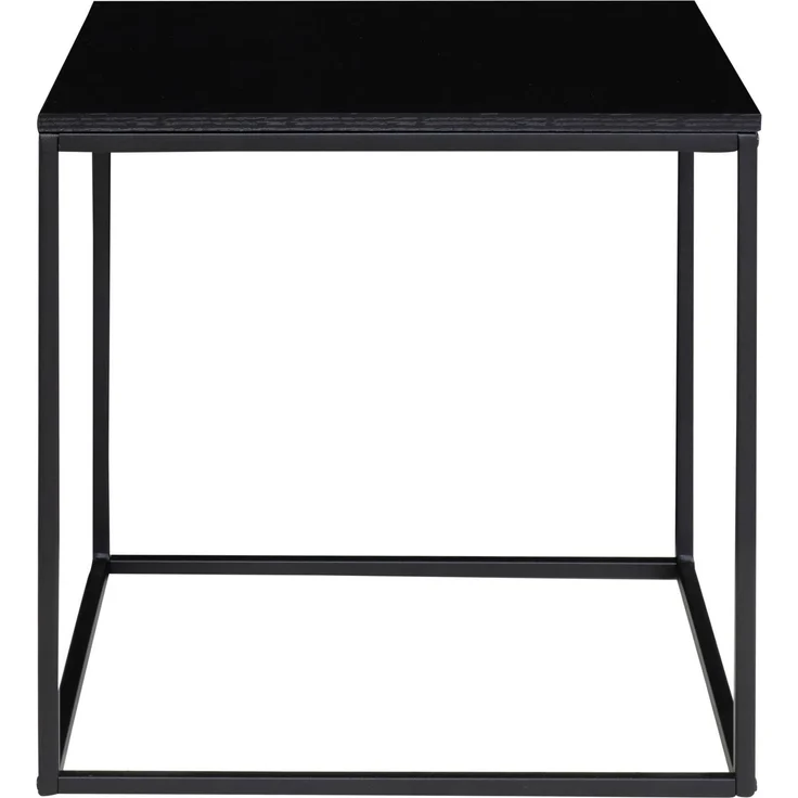 House Nordic Beistelltisch, schwarz, schwarzes Gestell, 45x45x45 cm – Bild 4