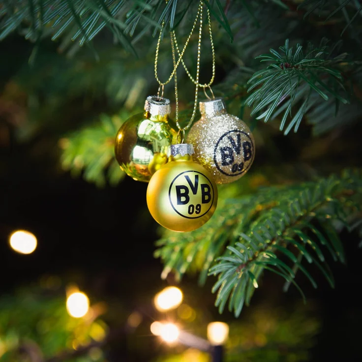 Weihnachtskugel-Set BVB bunt – Bild 5