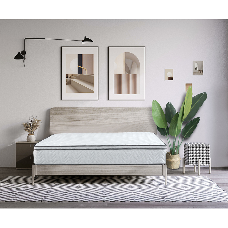 VIKTORIA Taschen Federkernmatratze 100x200 cm - Integrierter Topper; 25cm Höhe; H4, H3, H2 Misch-Härtegrad; 7 Zonen Matratze - Taschenfederkernmatratze mit hoher Punktelastizität – Bild 10