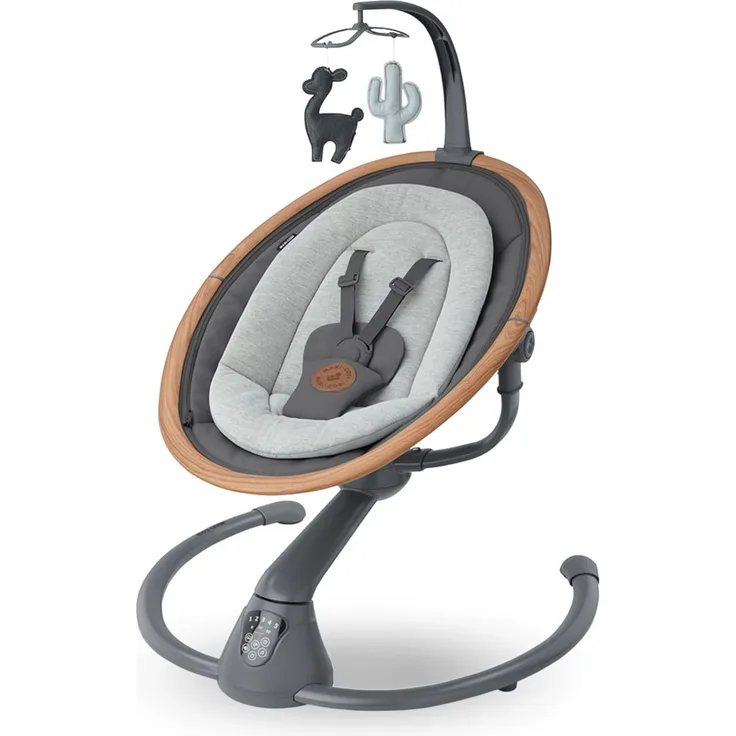 Maxi-Cosi Cassia Schaukel Essential Graphite Dunkelgrau, ab Geburt bis 9 kg