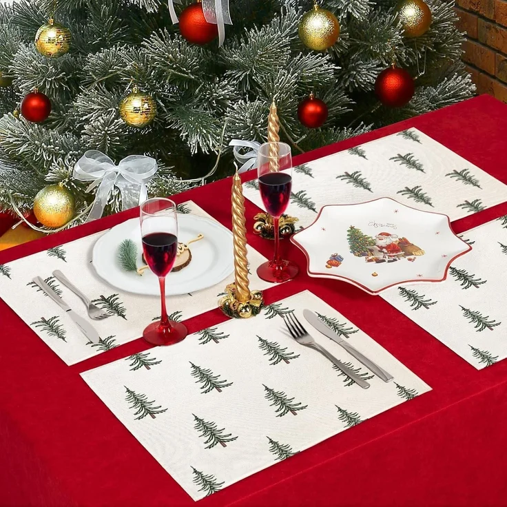 Platzset Weihnachten 4er abwaschbar C009 30 x 45 cm, 4 Stück – Bild 6