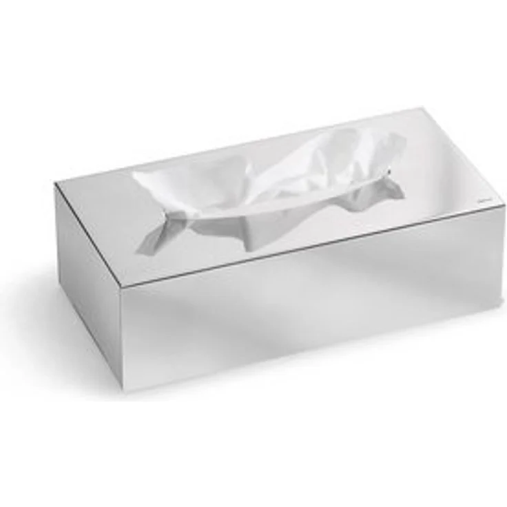 blomus Kosmetikbox NEXIO, Feuchttücher-Box, Edelstahl poliert – Bild 4