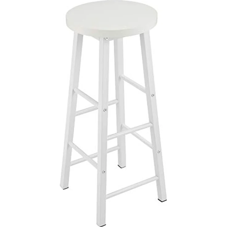 Woltu Barhocker (4 St), Gestell aus stabilem Stahl, Stizfläche aus MDF – Bild 6