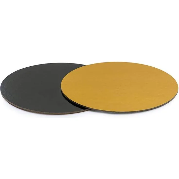 DECORA TORTENPLATTE GOLD-SCHWARZ Ø 24 CMx2mm