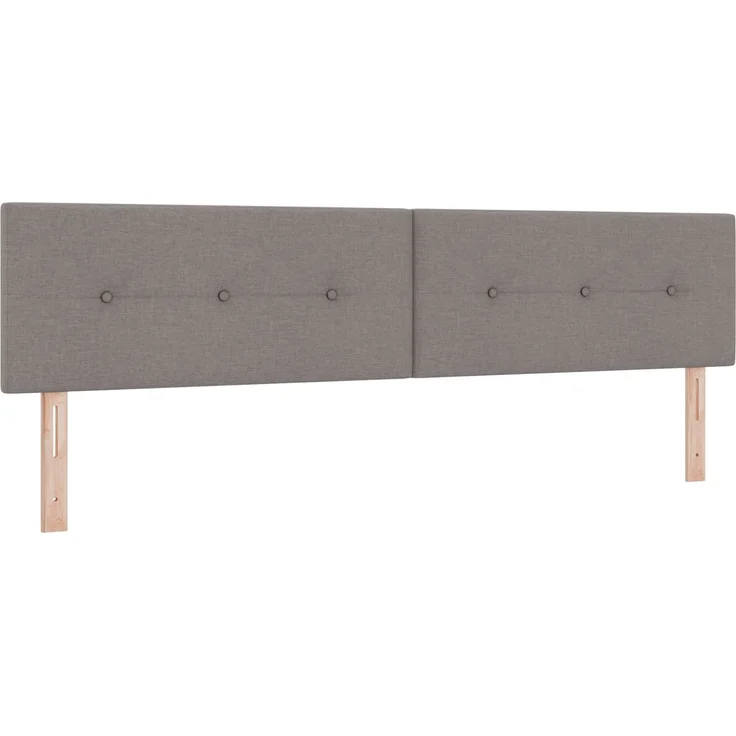 vidaXL Ottoman-Bett mit Matratze und LED Taupe 200 x 200 cm Stoff 3456937 – Bild 5