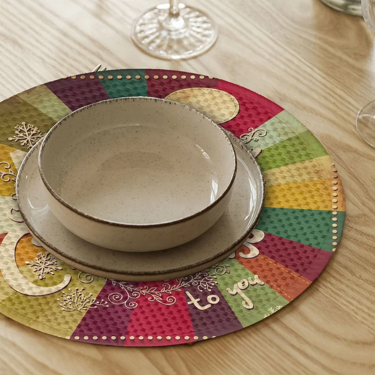 Hermia Concept '4379Supla' Tischset, Mehrfarbig, Ø 37 cm – Bild 2