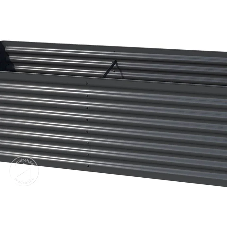 PRIMEYARD Hochbeet LUCA anthrazit Stahlkonstruktion 150x60x60 cm – Bild 4