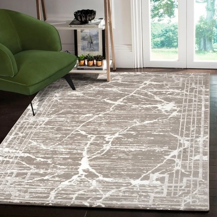 Sanat Teppich Harmony 3214, rechteckig, Höhe: 12 mm, abstrakter Kurzflorteppich, Wohnzimmer, auch als Läufer – Bild 4