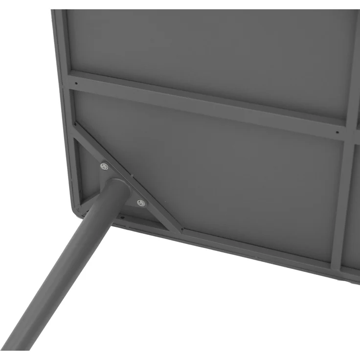 DEGAMO DENVER Gartentisch, Stahl, anthrazit, 160x90cm – Bild 5