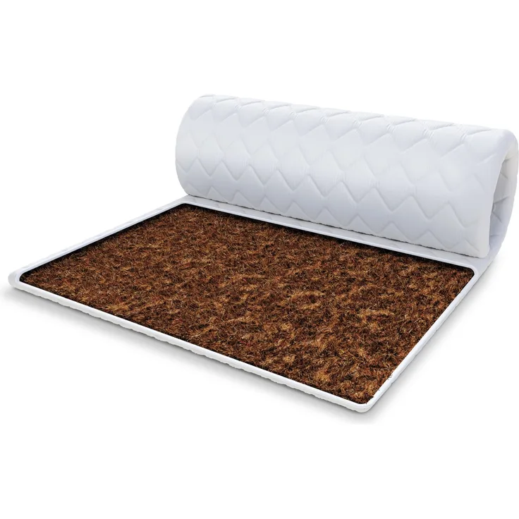 Topper Matratzenauflage mit KOKOS Matratzenschoner Kokosfaser H4, 180x200 cm