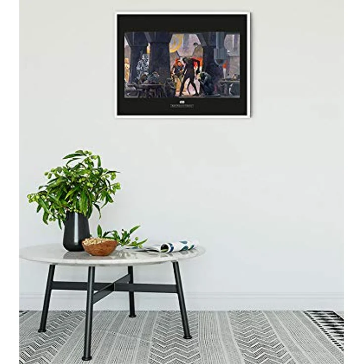 Komar Wandbild | Star Wars Classic RMQ Mos Eisley Streets | Kunstdruck, fotorealistischer Druck auf Premium-Poster Fotopapier, Größe: 70 x 50 cm, ohne Rahmen – Bild 2
