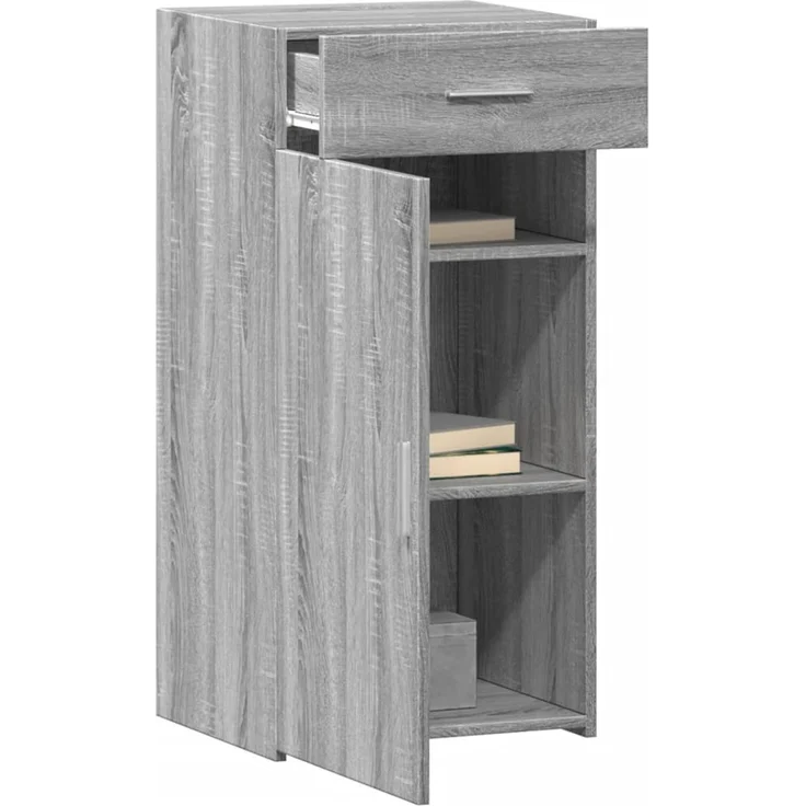 vidaXL Sideboard Grau Sonoma 45x42,5x93 cm Holzwerkstoff 846290 – Bild 3