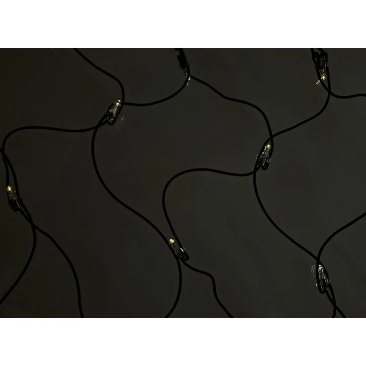 System LED "LED Lichternetz 3x3 m" 192 LED´s, warmweiß, IP44 – Bild 3
