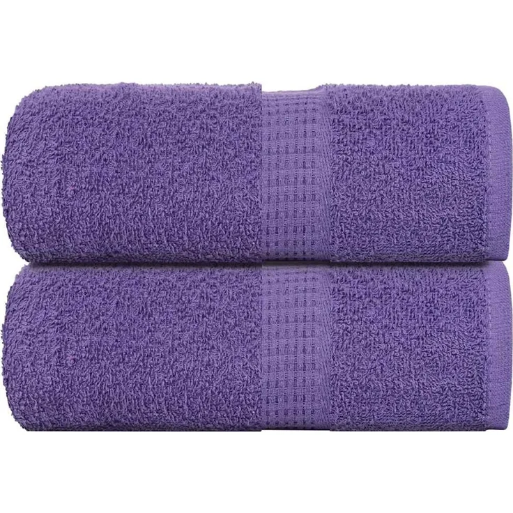 vidaXL Gästetücher FROGN 2 Stk. Lila 30x50 cm 360 g/m² 136875 – Bild 1