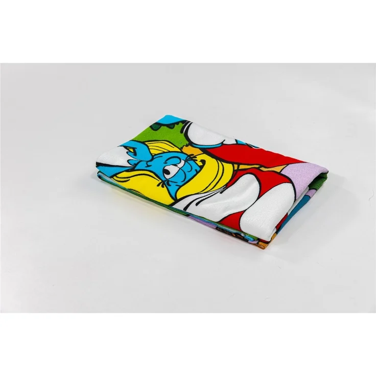Die Schlümpfe Strandhandtuch 70x140 cm Badehandtuch für Strand und Pool – Bild 3