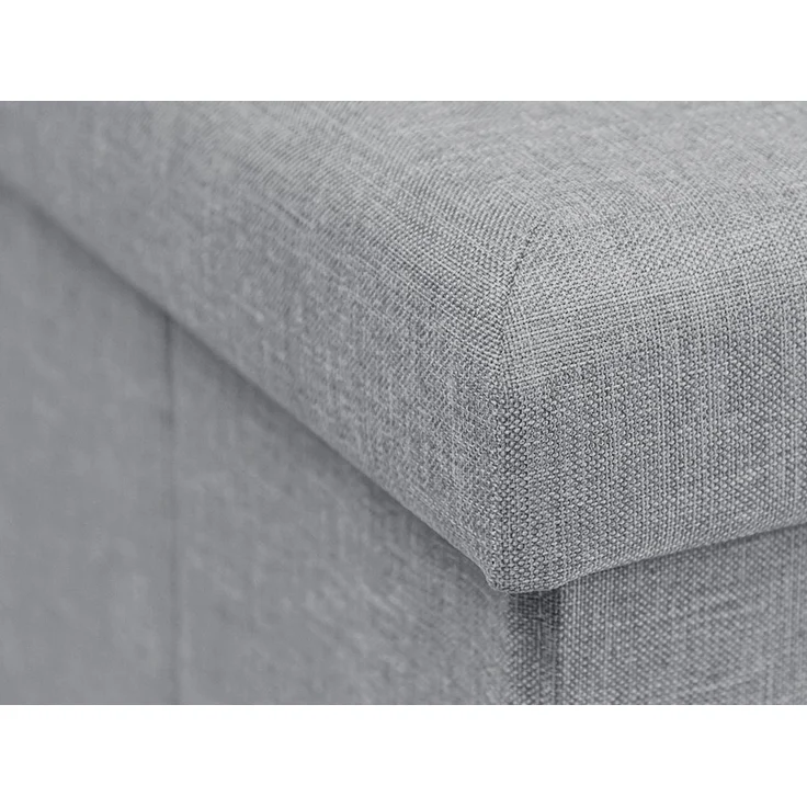 Zedelmaier Sitzbank 114cm mit Stauraum, Sitztruhe,faltbar Aufbewahrungsbox,Fußbank (ZD114), Fußhocker max. Belastbarkeit 300 kg, 120 L, 114x38x38 cm – Bild 3