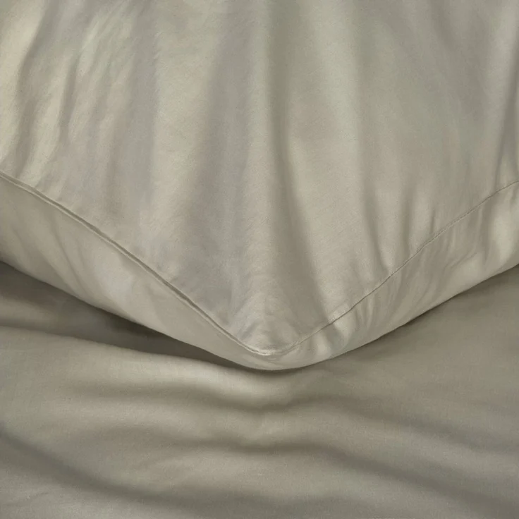 Eurofirany Bettwäsche Bettwäschegarnitur Ehebett mit Seidenglanz Makosatin Satinbaumwolle, Baumwolle, Hochwertige Bettwäsche, klassisch, musterlos – Bild 1