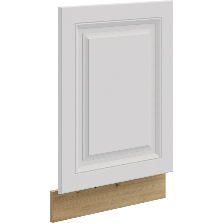 Frontblende für integrierten Geschirrspüler 45 cm Stilo Weiß + Eiche Artisan