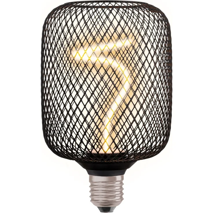 Osram LED Dekoleuchtmittel E27 Square schwarz 3,5W dimmbar warmweiß