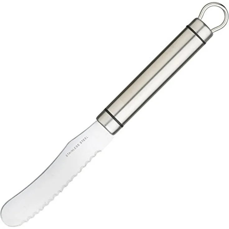 Kitchen Craft Professional Buttermesser Edelstahl ovaler Griff