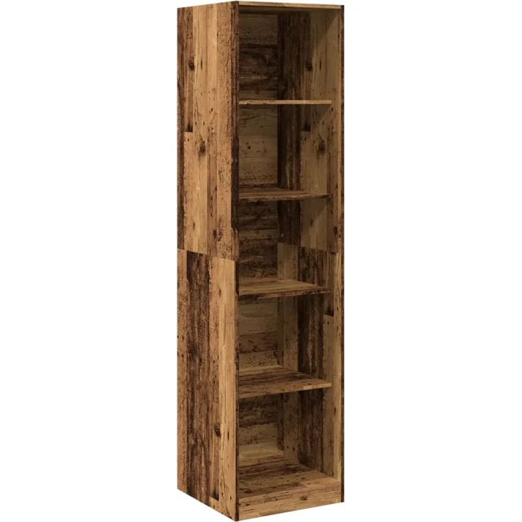 vidaXL Kleiderschrank Altholz-Optik 50x50x200 cm Holzwerkstoff 3307718 – Bild 2