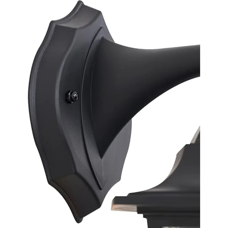 Qazqa Außen-Wandleuchte New haven hammered, ohne Leuchtmittel, E27, Schwarz, Klassisch / Antik, Kunststoff, 1-flammig – Bild 5