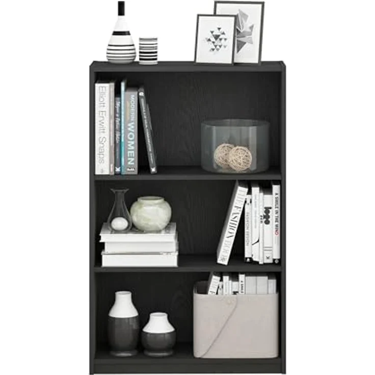Furinno JAYA Einfaches Bücherregal, holz, 0, 24. 13x24. 13x102. 36 cm – Bild 8