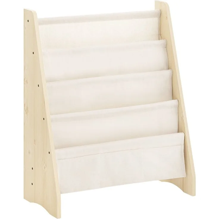 SoBuy KMB50-N Kinderregal, MDF, Papierfurnier, Natur, 63 x 76 x 28 cm